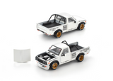 1:64 Datsun 620 Ute PANDEM -- White -- Pop Race