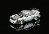 1:64 RWB 964 (Porsche 911) -- "Silver-Fenix" China Special Edition -- Motorhelix
