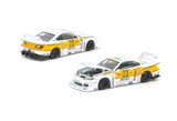 (Pre-Order) 1:64 Nissan Silvia (S15) Super Silhouette -- #23 White/Yellow -- Pop Race