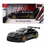 (Pre-Order) 1:24 Porsche 911 GT3 RS (992) -- Gloss Black -- JADA: Hyperspec