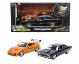 (Pre-Order) 1:24 Brian Supra / Dom Charger -- Twin Pack -- JADA: Fast & Furious 25th