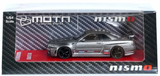 1:64 Nissan Skyline R34 GTR NISMO CRS Version -- Grey -- Kyosho 07130LGR