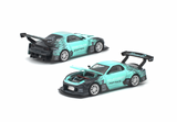 (Pre-Order) 1:64 Pop Race RE Super G Time Attack -- 2025 Tokyo Auto Salon - Turquoise -- Pop Race