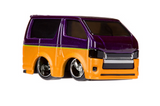 1:64 2004 Toyota Hiace H200 -- Purple/Orange -- CarTuned: Hobby Alternate Series 5