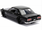 1:24 Brian's 1971 Nissan Skyline 2000 GT-R -- Black -- Fast & Furious JADA