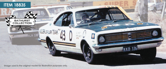 (Pre-Order) 1:18 1969 Bathurst Peter Brock -- #43D Holden HT Monaro GTS -- Classic Carlectables