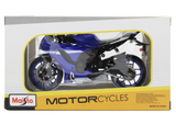 1:12 2021 Yamaha YZF R-1 -- Blue -- Maisto Motorcycles
