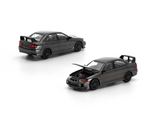 (Pre-Order) 1:64 Mitsubishi Lancer Evolution IV (4) -- Dark Chrome Series -- Pop Race