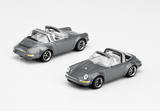 1:64 Singer Targa "Porsche 911 964" -- Metallic Grey -- Pop Race