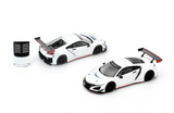 1:64 Honda NSX GT3 EVO 2022 -- White -- Pop Race