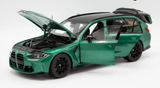 1:18 BMW M3 Touring M (G81) -- Isle of Man Green Metallic -- TSM-Model