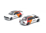(Pre-Order) 1:64 BMW E30 PANDEM -- ENEOS White -- Pop Race