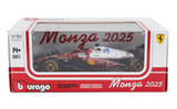 (Pre-Order) 1:18 2025 Charles LeClerc -- Italian GP -- #16 Ferrari SF-25 -- Bburago F1