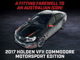 (Pre-Order) 1:18 Holden VFII Commodore Motorsport Edition -- Phantom Black -- Biante
