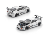 1:64 Toyota Supra (A80) TOP SECRET GT300 -- Silver -- Pop Race