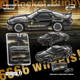 (Pre-Order) 1:64 Mazda RX7 FD Rocket Bunny -- Black -- Model-Model