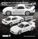 (Pre-Order) 1:64 Mazda RX7 FD Rocket Bunny -- White -- Model-Model