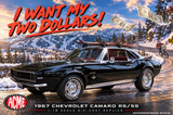 (Pre-Order) 1:18 1967 Chevrolet Camaro RS/SS w/Ski Rack -- Tuxedo Black -- ACME