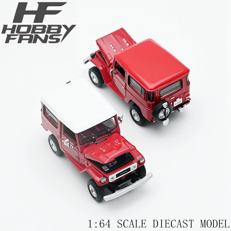 1:64 Toyota Land Cruiser FJ40 -- Dark Red Maroon -- Hobby Fans