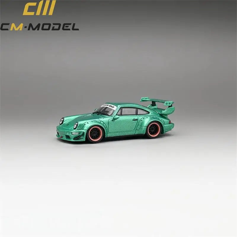1:64 RWB 964 -- Metallic Flash Green -- CM-Model Porsche 911