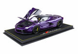 1:18 Ferrari LaFerrari 2012 -- Purple Dubai - Viola Vio -- BBR Models SH BBR182237DIE