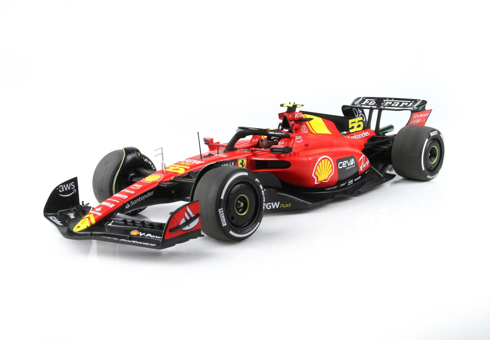 1:18 2023 Carlos Sainz -- Italian GP -- #55 Scuderia Ferrari SF-23 --