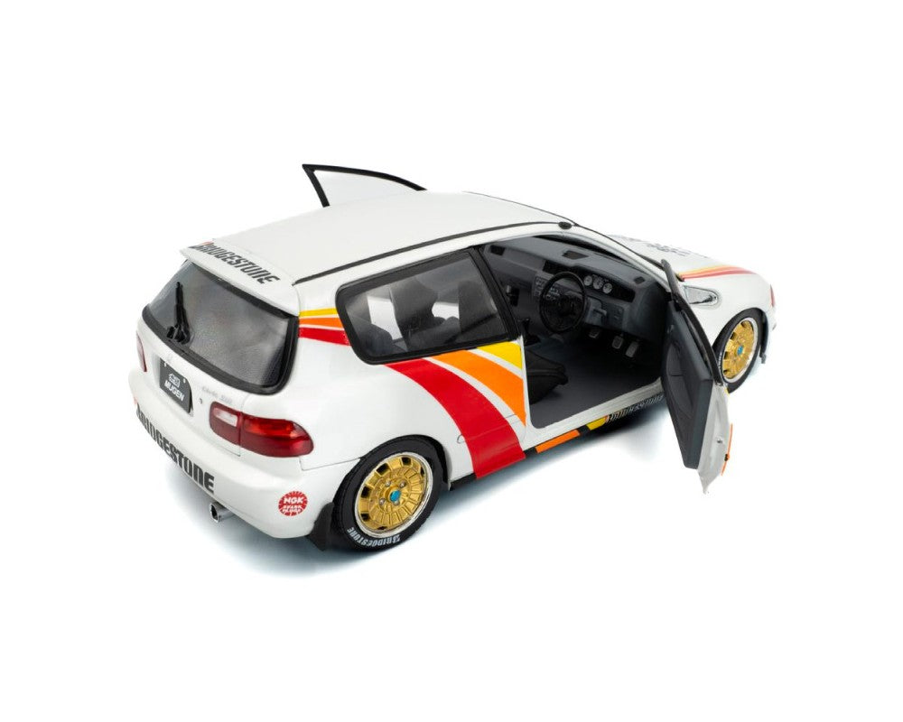 Réplica Honda Civic EG6 1992 Mugen Racing 1:18 Solido – Estilo racing