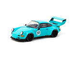 1:43 RWB Backdate -- Blue -- Tarmac Works Porsche