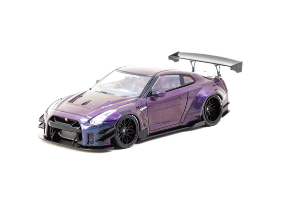 1:43 Nissan GT-R R35 LB-Works Type 2 -- Midnight Purple -- Tarmac Works