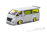 1:43 Toyota Hiace Widebody -- Grey -- Tarmac Works