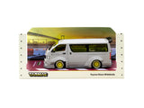 1:43 Toyota Hiace Widebody -- Grey -- Tarmac Works