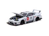 1:43 Nissan Silvia (S15) LB-Super Silhouette -- #23 White 2025 Drift -- Tarmac Works