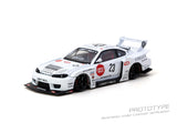 (Pre-Order) 1:43 Nissan Silvia (S15) LB-Super Silhouette -- #23 White 2025 Drift -- Tarmac Works