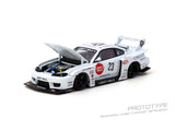 (Pre-Order) 1:43 Nissan Silvia (S15) LB-Super Silhouette -- #23 White 2025 Drift -- Tarmac Works