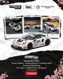 (Pre-Order) 1:43 2025 Suzuka 1000km --#13 White Mooneyes Porsche 911 GT3 R -- Tarmac Works