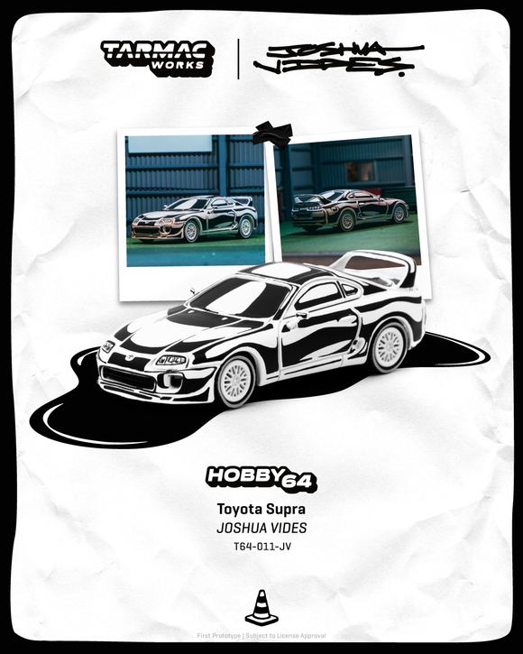 (Pre-Order) 1:64 Toyota Supra (A80) -- Designed by JOSHUA VIDES -- Tarmac Works