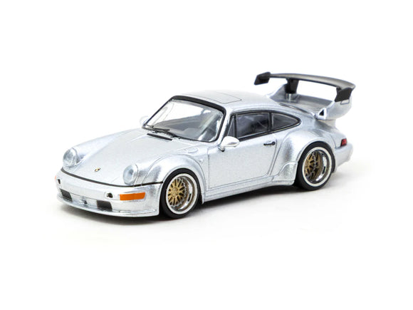 1:64 RWB 964 -- Silver -- Tarmac Works (Porsche 911)