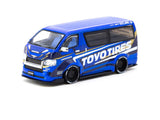 1:64 Toyota Hiace Widebody -- Toyo Tires - Blue -- Tarmac Works