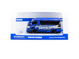 1:64 Toyota Hiace Widebody -- Toyo Tires - Blue -- Tarmac Works
