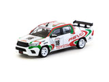 1:64 Toyota Hilux -- #18 REVO White Rally Tribute -- Tarmac Works