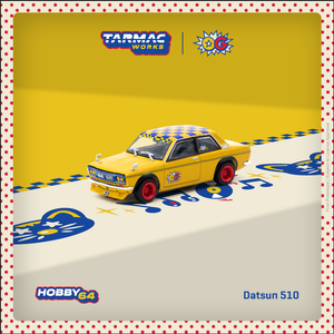 (Pre-Order) 1:64 Datsun 510 -- OG (Yellow) -- Tarmac Works