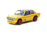 1:64 Datsun 510 -- OG Beer (Yellow) -- Tarmac Works