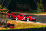 (Pre-Order) 1:64 Ferrari F40 LM -- Red w/Blue & White Stripe -- Tarmac Works x IXO