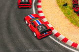 (Pre-Order) 1:64 Ferrari F40 LM -- Red w/Blue & White Stripe -- Tarmac Works x IXO