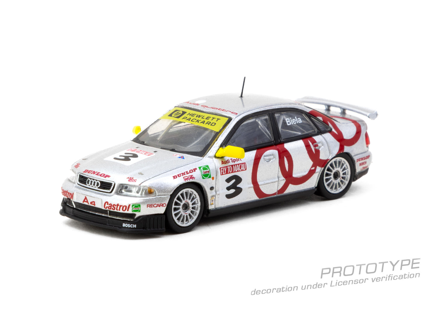 Pre-Order) 1:64 1996 Macau Guia Race Winner -- #3 Audi A4