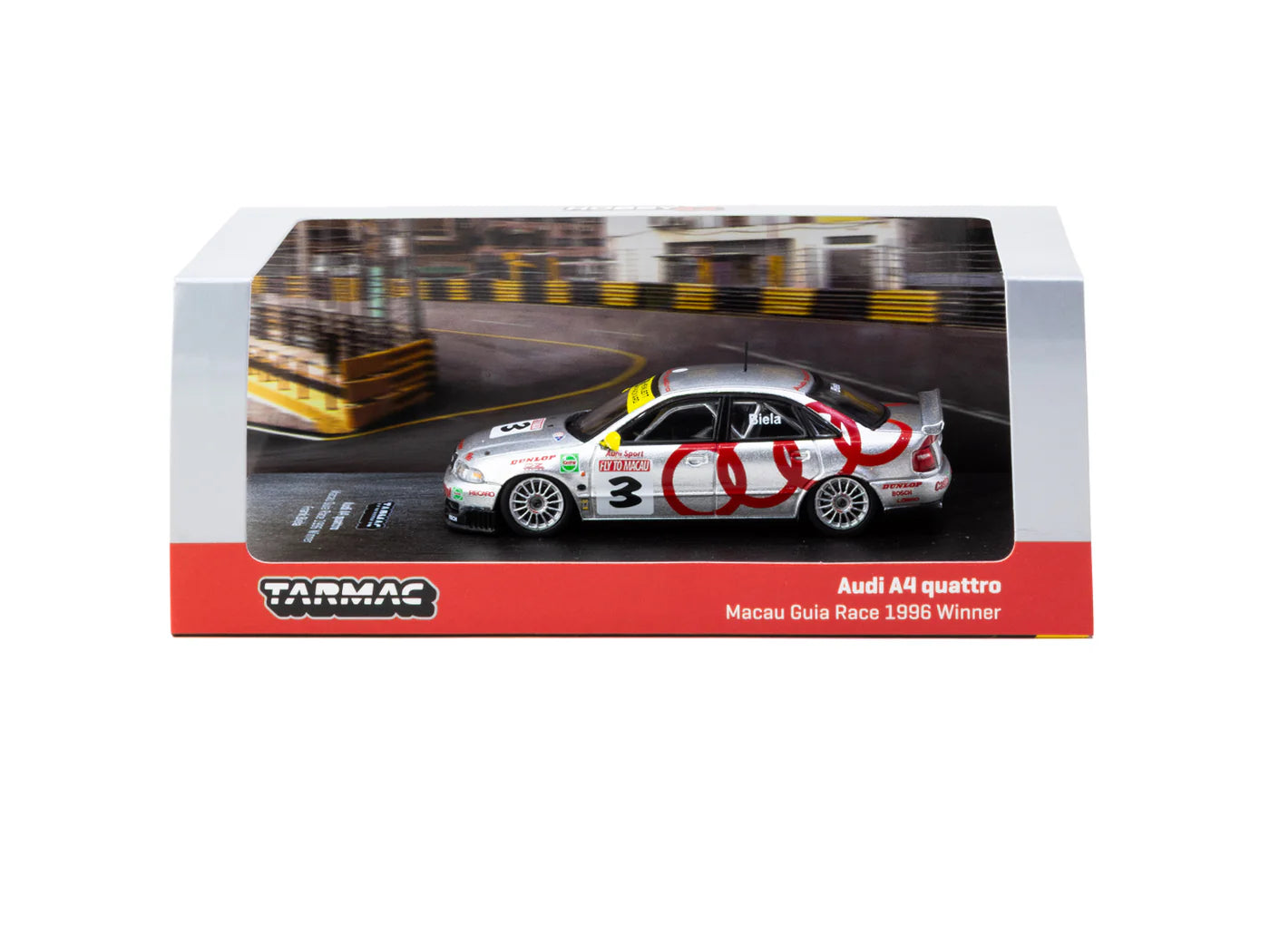 1:64 1996 Macau Guia Race Winner -- #3 Audi A4 Quattro -- Tarmac Works