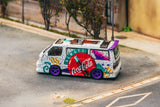 (Pre-Order) 1:64 Toyota Hiace Wagon Custom -- Coca-Cola Delivery Van  -- Tarmac Works