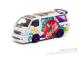 (Pre-Order) 1:64 Toyota Hiace Wagon Custom -- Coca-Cola Delivery Van  -- Tarmac Works