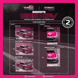 1:64 Porsche 935 K3V Bisimoto -- #46 Grey/Pink -- Tarmac Works