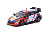 1:64 2024 Rally Sweden Winner -- #4 Hyundai i20 N Rally1 -- Tarmac Works x IXO